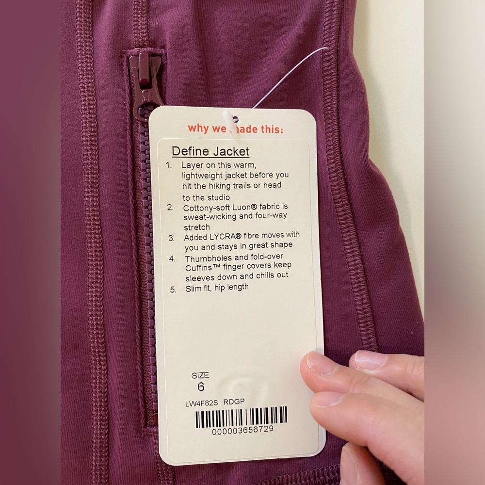 lululemon define jacket - Picture 4 of 4
